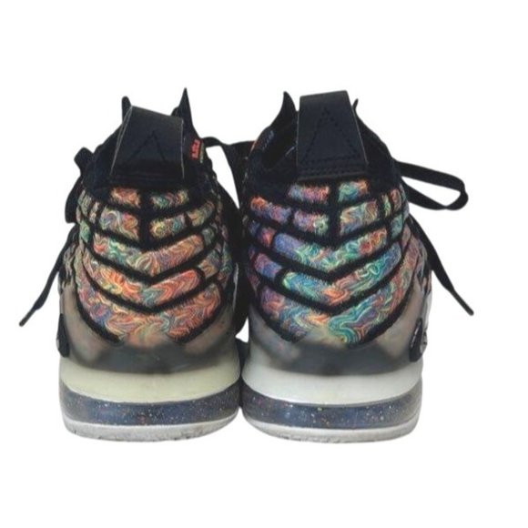 Nike Lebron 17 Multicolor Gradient Knit Basketball Shoes US‎ 5.5Y - Picture 5 of 16